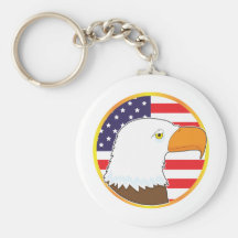 Eagle Medallion Key Chains