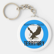 EAGLES TERRITORY! KEYCHAIN