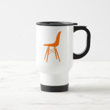 Eames moulded plastic side chair coffee mugs
