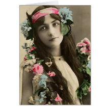 Early Flower Child Card