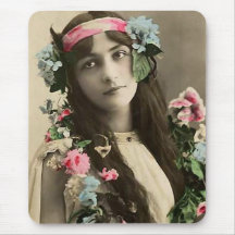 Early Flower Child Mouse Pad