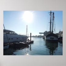 EARLY MOORINGS PRINT