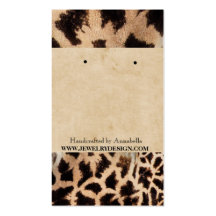Earring Holder Business Card