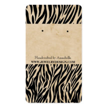 Earring Holder Business Card Template