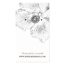 Earring Holder Business Cards