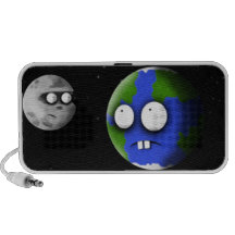 Earth and Moon Notebook Speakers