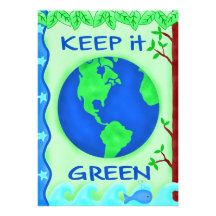 Earth Day - Keep It Green Invitation