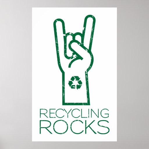 Earth Day: Recycling Rocks! Poster