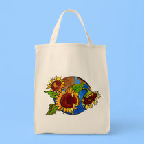 Earth Day Sunflower Bag bags