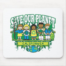 Earth Kids California Mouse Mats