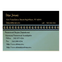 Earth OutSpace Planets Business Cards