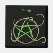 Earth Pentacle Magnets