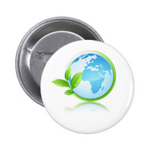 Earth Pinback Button