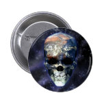 Earth Skull Pins