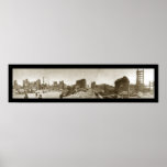 Earthquake Damage SF CA Photo 1906 Poster