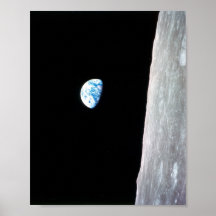 Earthrise from Apollo 8 Print