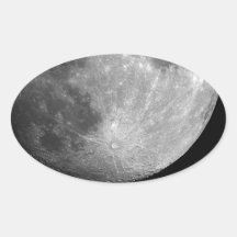 earths moon sticker