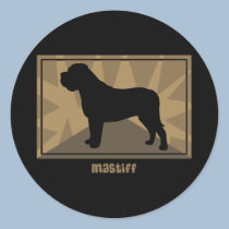 Earthy Mastiff stickers