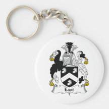 East Family Crest Key Chain