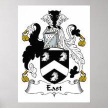 East Family Crest Poster