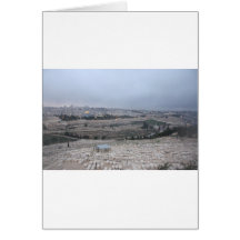 East_Jerusalem_from_the_Mount_of_Olives Greeting Card
