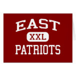East - Patriots - Middle - Binghamton New York Greeting Card