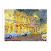 East Sixth St. at Trinity St., Austin, Texas Post Card
