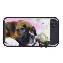 Easter Boxer Puppy iPhone 4/4S Cover
