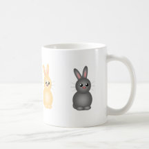 Easter bunnies coffee mug