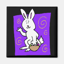 Easter Bunny #2 Refrigerator Magnet