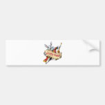 EASTER BUNNY EXTENDS HAPPY EASTER GREETINGS BUMPER STICKERS