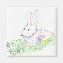 Easter Bunny Fridge Magnets