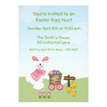 Easter Bunny Invitation