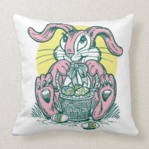 easter bunny pillow
