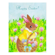 Easter Bunny Postcard