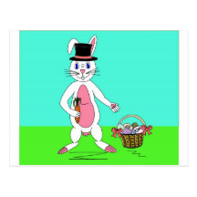 Easter Bunny Postcard
