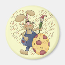Easter Bunny T Shirts and Gifts magnets