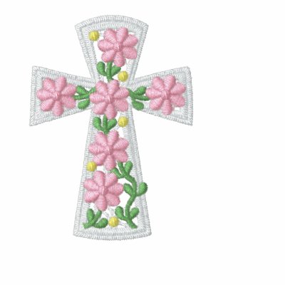 Easter Cross Embroidered Shirt