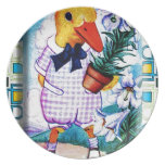 EASTER DUCKY.jpg Dinner Plate