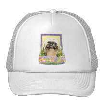 Easter Egg Cookies - Shih Tzu - Opal Hat