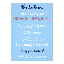Easter Egg Hunt Invitation