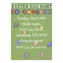 Easter Egg Hunt Invitation