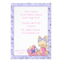 Easter Egg Hunt Personalised Invite