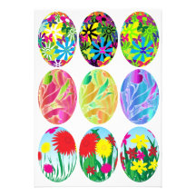 Easter Eggs Personalised Invitation