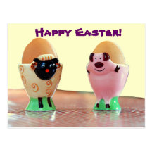 Easter Eggs Postcard