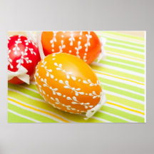 Easter eggs poster