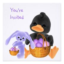 Easter Invitation Egg Hunt