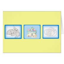Easter Note Card Template