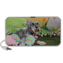 Easter - Schnauzer - Fergie iPhone Speakers