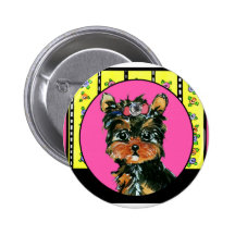 Easter Yorkie Poos Pin